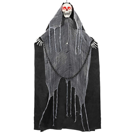 Hangende Magere Hein Voor Halloween Spooka Zwart 112 X 164 Cm