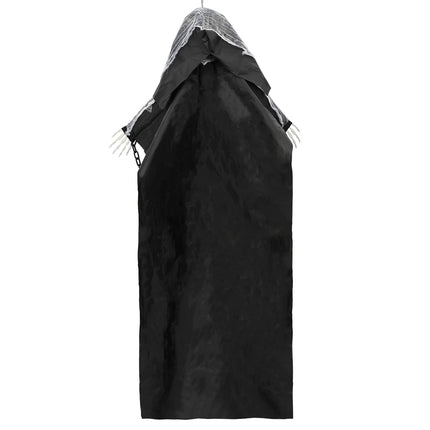 Hangende Magere Hein Voor Halloween Spooka Zwart 112 X 164 Cm