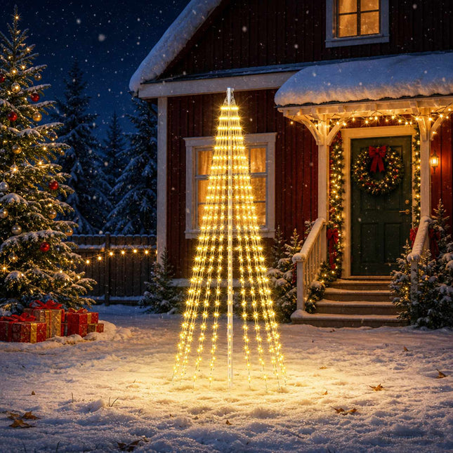 Kerstboomverlichting Met 20 Led's 500 Led's Warmwit