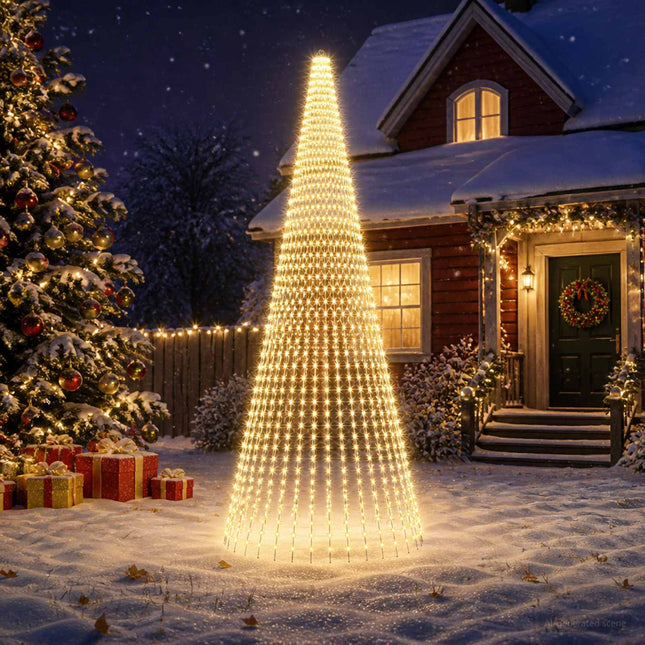 Kerstboomverlichting Met 32 Leds 1632 Led's Warmwit