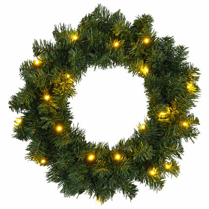 Mini-Kerstbomenset 60 Cm 125 Led's Warmwit Pvc Groen