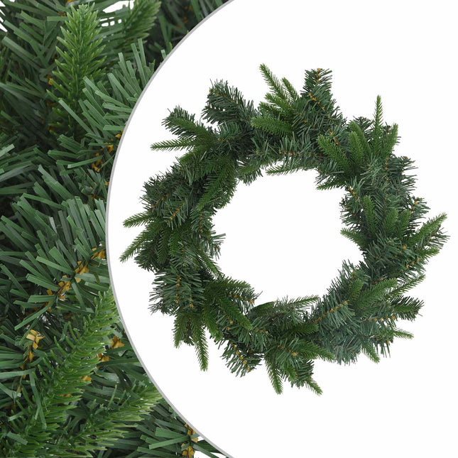 Kerstkrans Groen Ø 50 Cm Pvc En Pe