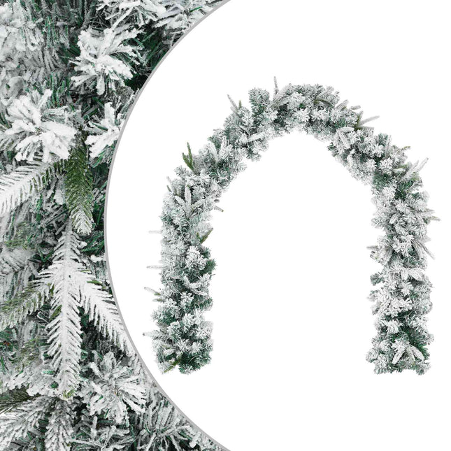 Kerstkrans Wit 270 Cm Pvc En Pe