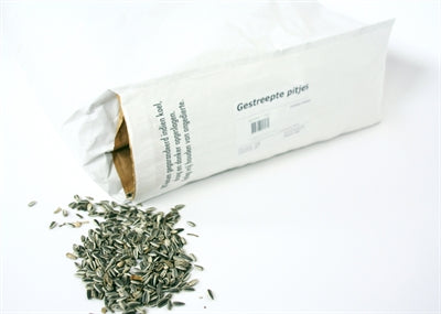 Merkloos Zonnebloempitten Gestreept 12,5 Kg