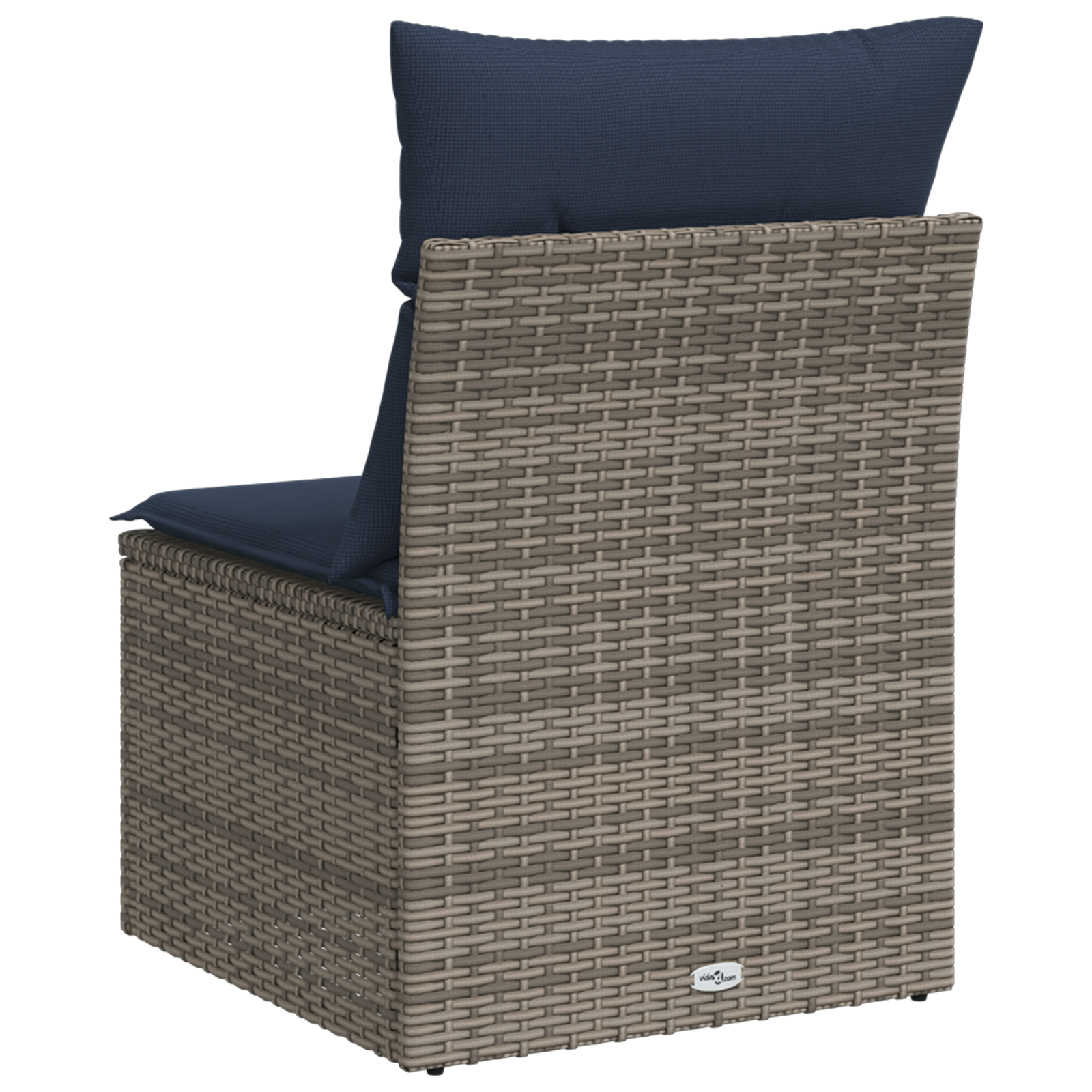 Tuinbank Zonder Armleuning Met Kussens Poly Rattan