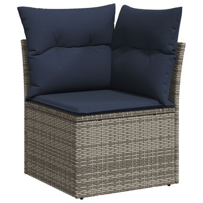 Tuinhoekbank Met Kussens Poly Rattan