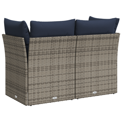 | Tuin Sofa | Met Kussen 124 X 62 X 69Cm Poly Rattan