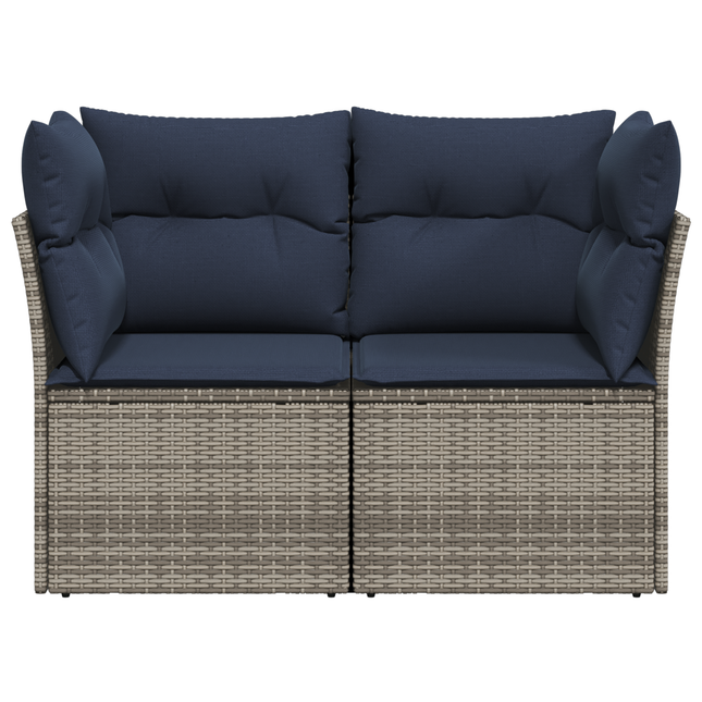 | Tuin Sofa | Met Kussen 124 X 62 X 69Cm Poly Rattan