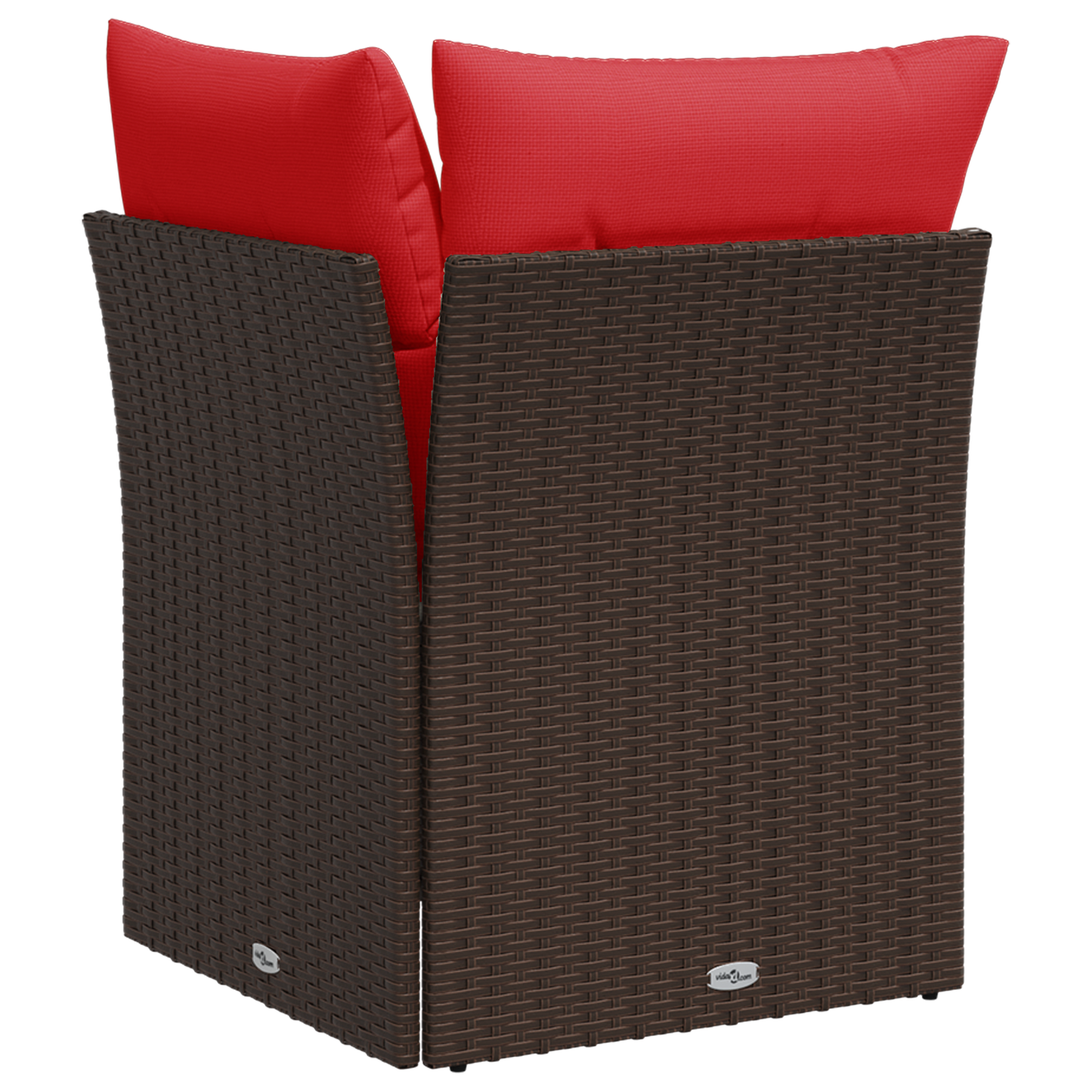 Tuinhoekbank Met Kussens Poly Rattan