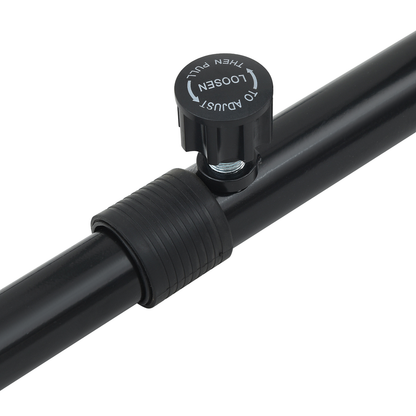 Dip Bar met Verstelbare Lengte, 120 kg Draagvermogen, 96-117x67x75 cm Staal