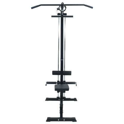 Lat Pulley met verstelbare stoel - 80 kg laadvermogen van staal