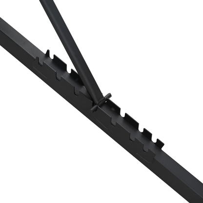 Verstelbare Gewichtbank Vouwbaar 230 kg Zwarte Staal