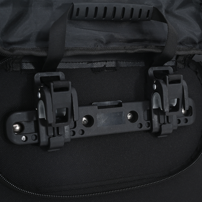 Fietstas voor Bagagedrager 20 L Zwart 31x13x58 cm