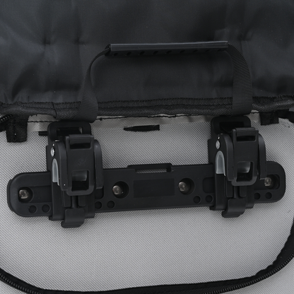 Fietstas voor Bagagedrager 20 L Grijs 31x13x58 cm