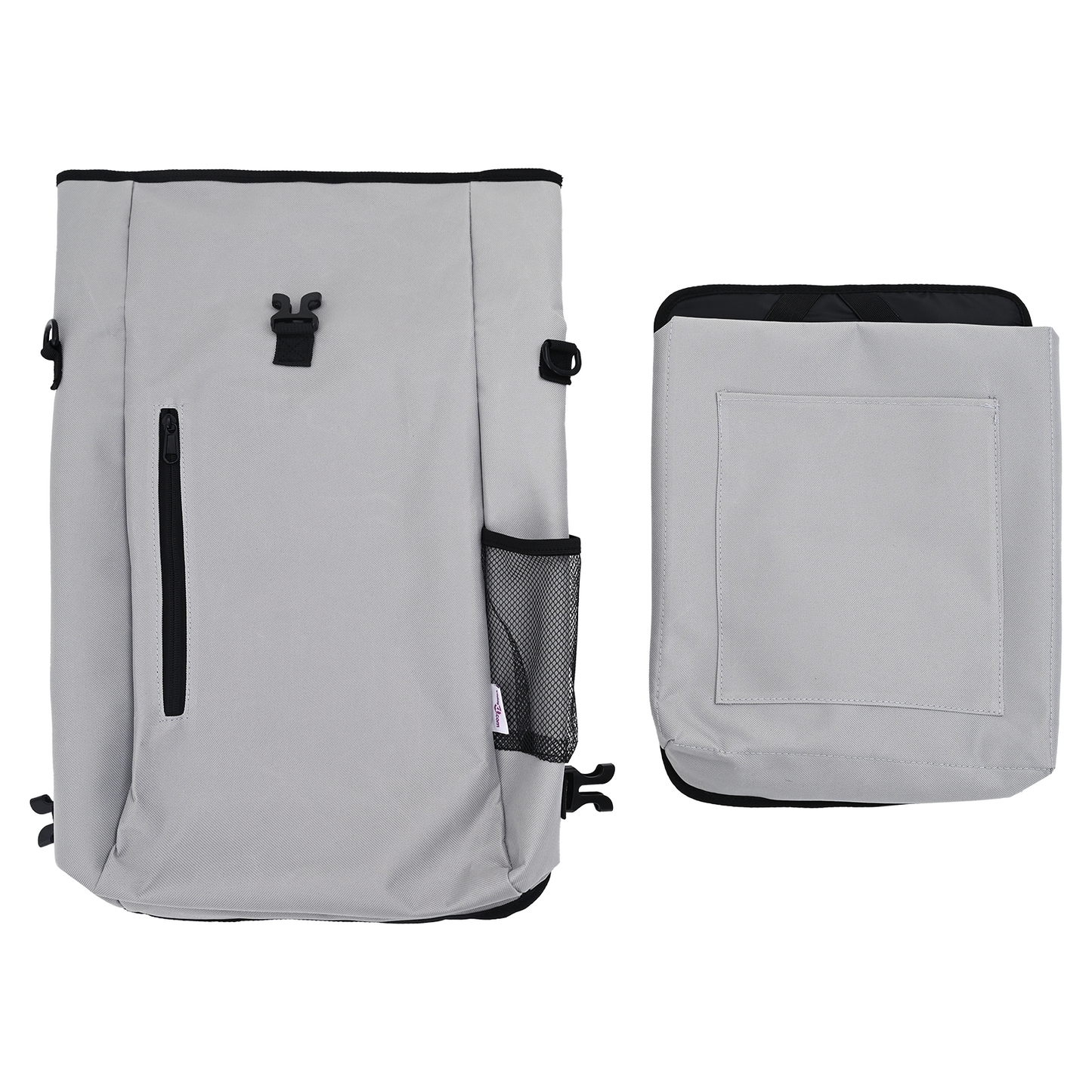 Fietstas voor Bagagedrager 20 L Grijs 31x13x58 cm