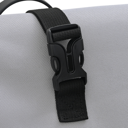 Fietstas voor Bagagedrager 20 L Grijs (34x16x59 cm)