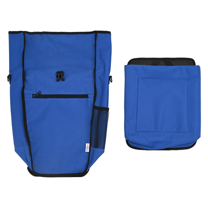 Fietstas voor Pannierdrager 20 L Blauw 34x16x59 cm
