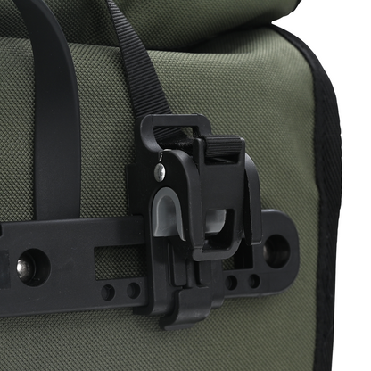 Fietstas voor Bagagedrager 20 L Olijfgroen 34x16x59 cm