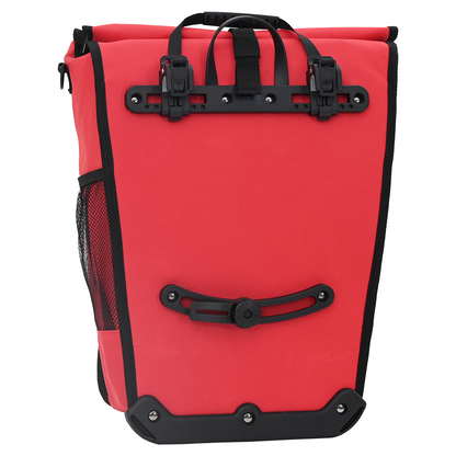 Fietstas voor Bagagedrager 20 L Rood 34x16x59 cm