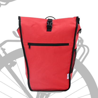 Fietstas voor Bagagedrager 20 L Rood 34x16x59 cm